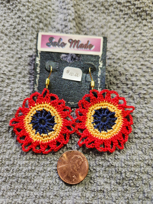 Mexican Medallion Earrings