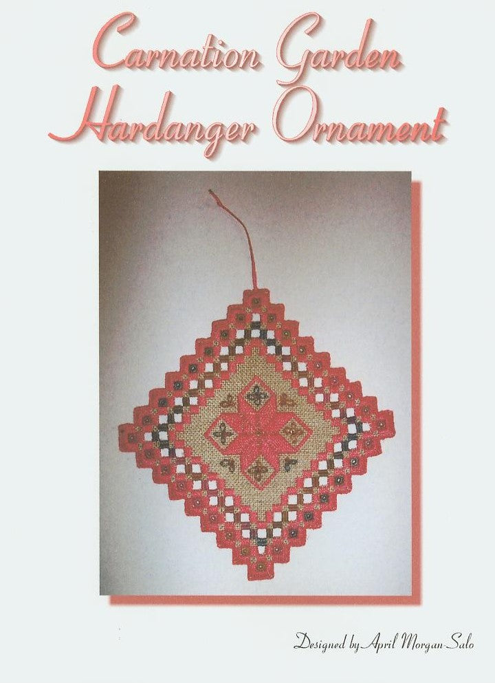 Carnation Garden Hardanger Ornament Pattern