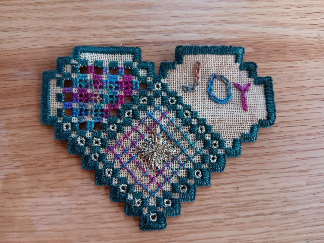 Heart of Joy Hardanger Ornament Pattern