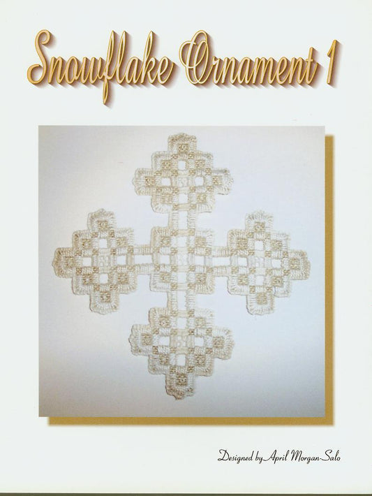 Snowflake Hardanger Ornament #1